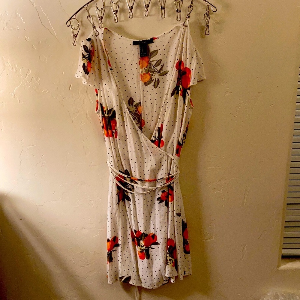 Forever 21 Oranges Wrap Dress